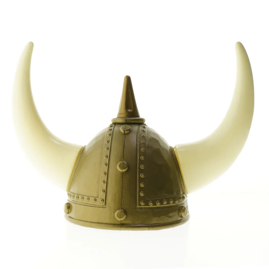 Vikinge hjelm af plastik (str. Ø. 20 cm)
