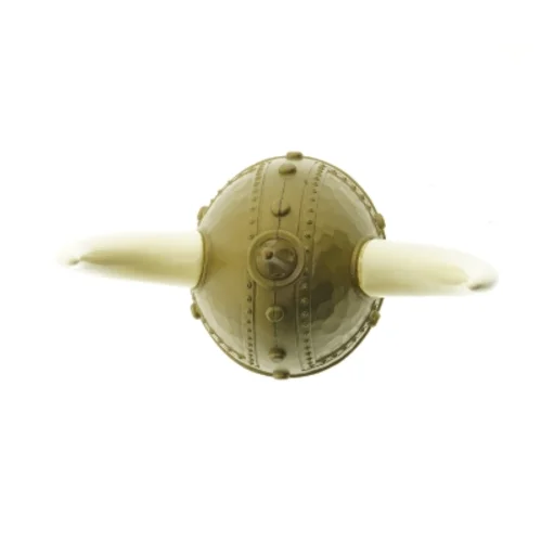 Vikinge hjelm af plastik (str. Ø. 20 cm)