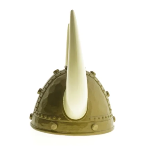 Vikinge hjelm af plastik (str. Ø. 20 cm)