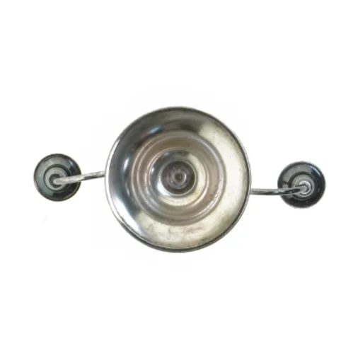 Tre-armet lysestage (str. 19 cm)