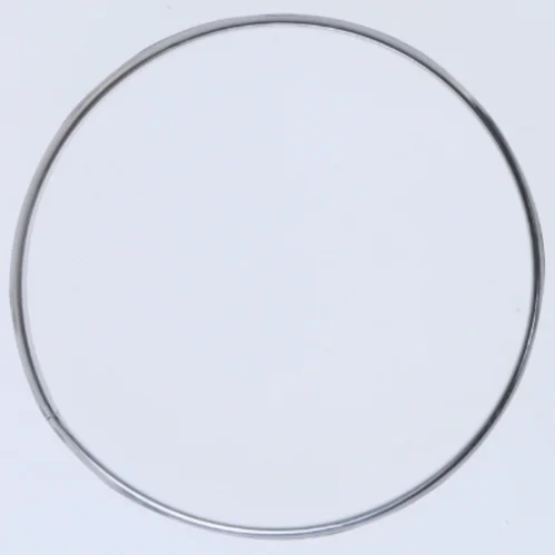 Armbånd med abalone-indlæg fra Mullers Guldsmedje (str. Ø 7 cm)