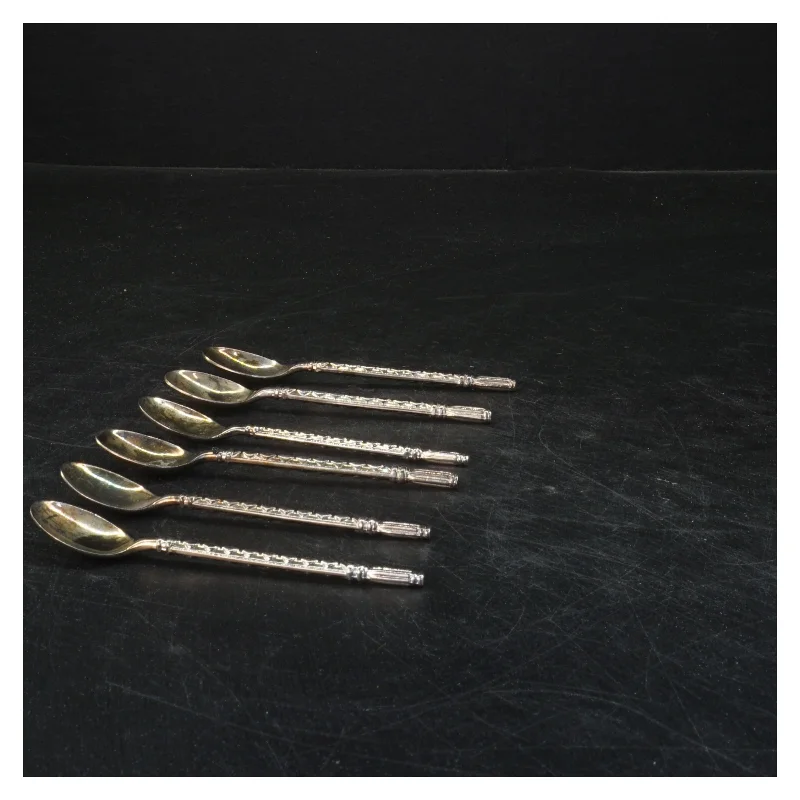 Sæt af seks dekorative skeer (str. 11x2 cm)