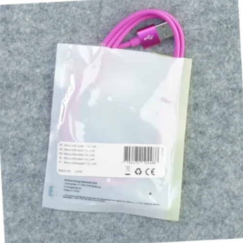 Mikro usb cable fra Moba (str. En meter)