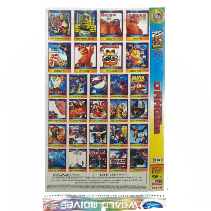 Shrek forever after fra Woald Movies (str. 25 x 16 cm)