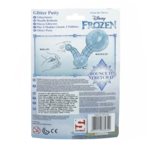 Frozen glitter putty fra Sambro (str. 6 cm)