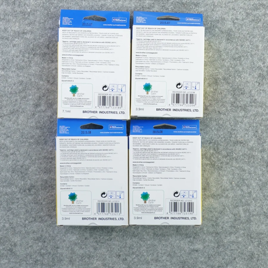 Farvepatroner fra Innobella (str. 14 x 9 cm)