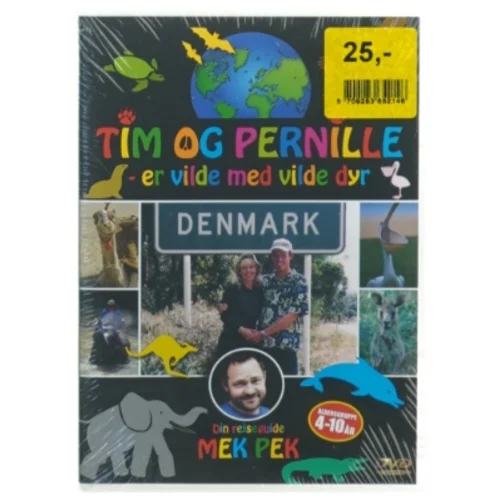 Tim og Pernille er vilde med vilde dyr (str. 19 x 14 cm)