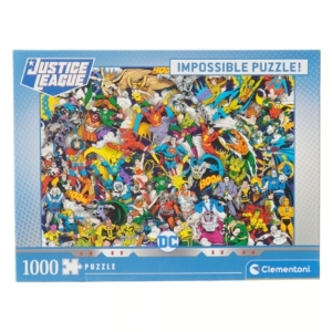 Justice League puslespil med 1.000 brikker fra Clementoni (str. 1000 brikker cm)