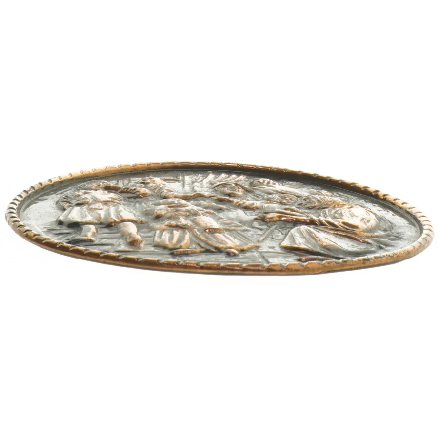 Relief kobber ophæng (str. Ø 22 cm)