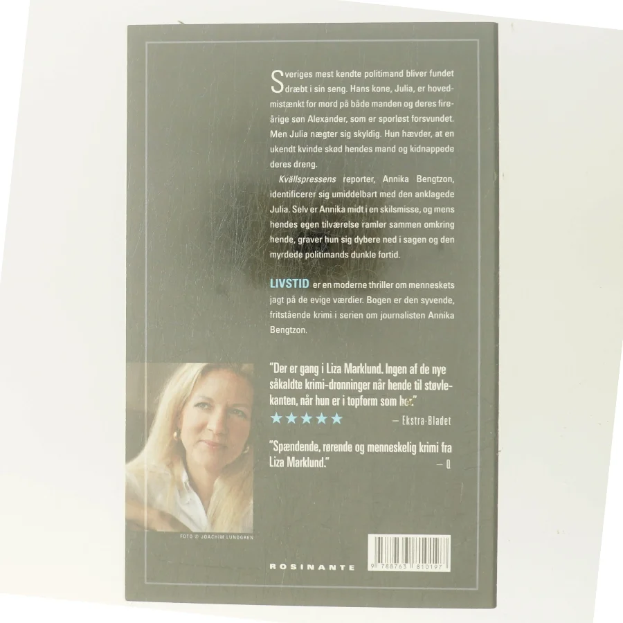 Livstid : krimi af Liza Marklund (Bog)