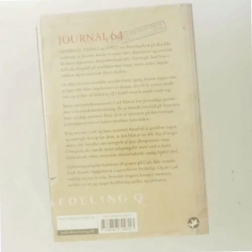 Journal 64 af Jussi Adler-Olsen (Bog)