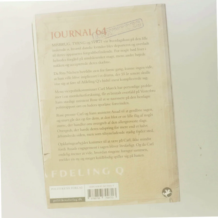 Journal 64 af Jussi Adler-Olsen (Bog)