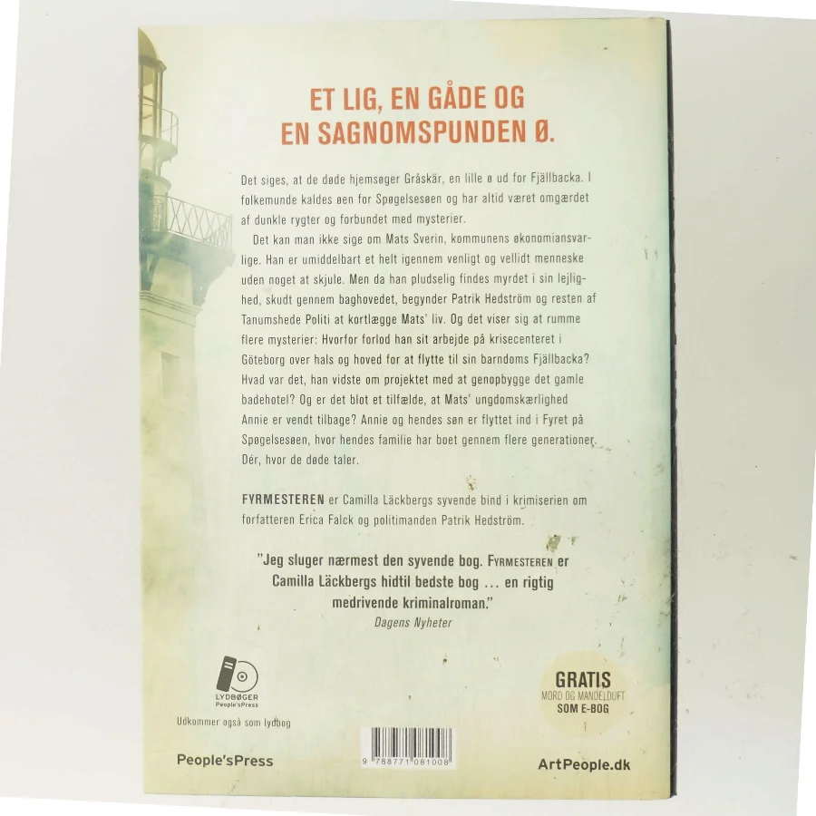 Fyrmesteren : kriminalroman (Klassesæt) af Camilla Läckberg (Bog)