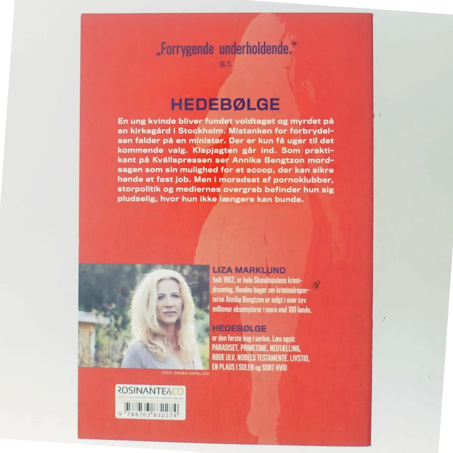 Hedebølge : krimi af Liza Marklund (Bog)