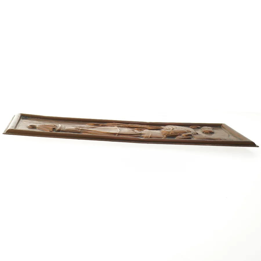Dekorativ kobberrelief (str. 37x16 cm)