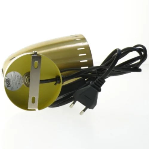 Væglampe i messing fra SunFlux (str. Ø. 10,5 cm. længde. 17 cm)