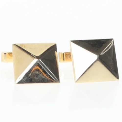 Guldfarvede manchetknapper (str. 20 mm)