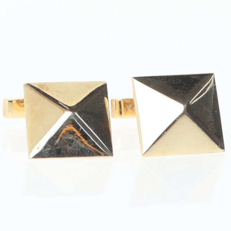 Guldfarvede manchetknapper (str. 20 mm)