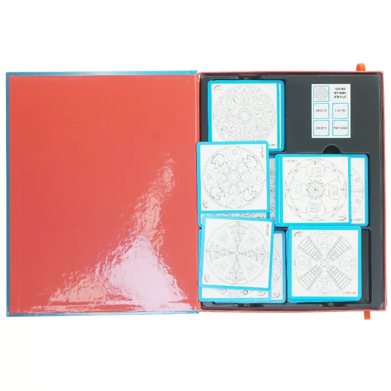 Bogstavspil Mandalas Familiespil fra Unicorn (str. 21x27 cm)