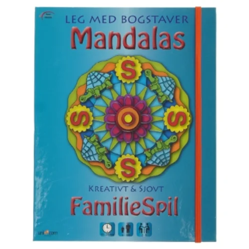 Bogstavspil Mandalas Familiespil fra Unicorn (str. 21x27 cm)