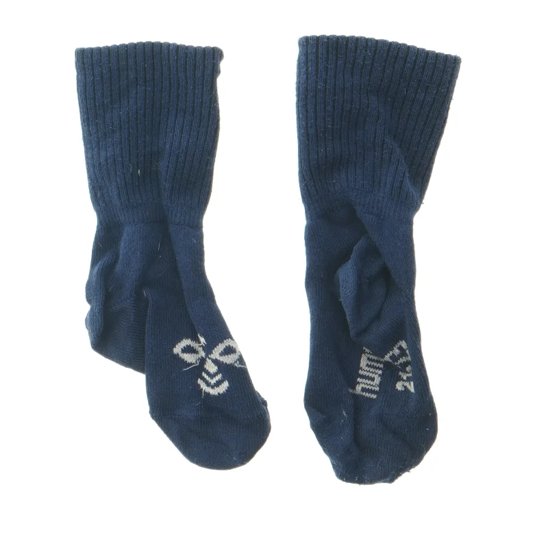 Blå børn sokker fra Hummel (str. Str. 21-23)