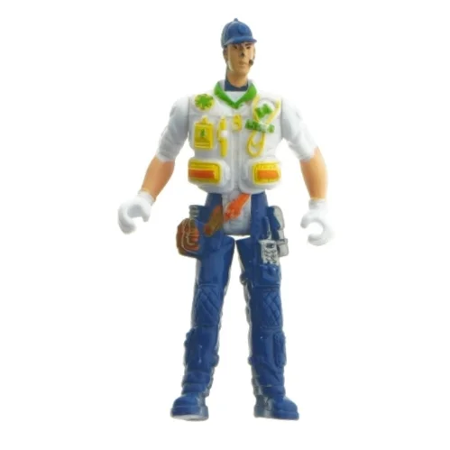Actionfigur af arbejdende mand (str. 10 cm)