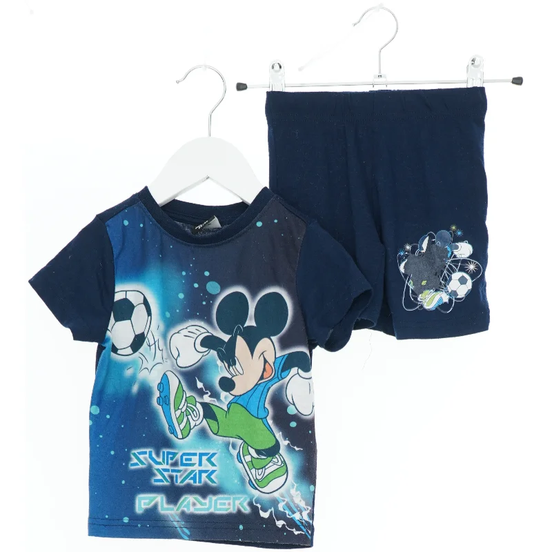 Mickey Mouse T-shirt og shorts sæt fra Disney (str. 92)