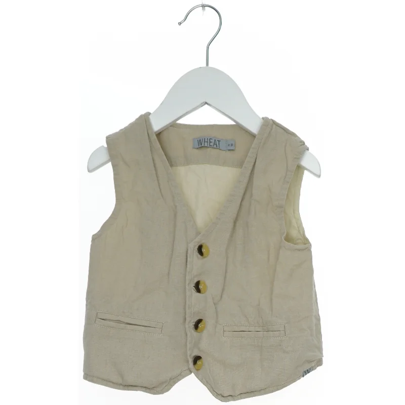 Beige børnevest fra Wheat fra Wheat (str. 98)