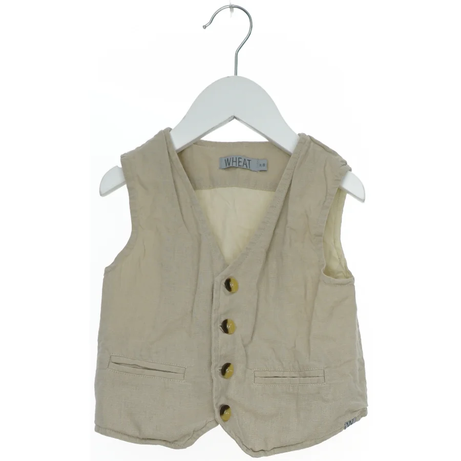 Beige børnevest fra Wheat fra Wheat (str. 98)