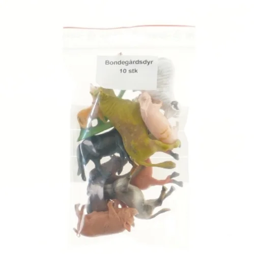 Sæt af bondegårdsdyr figurer (str. 10 stk 8 cm)