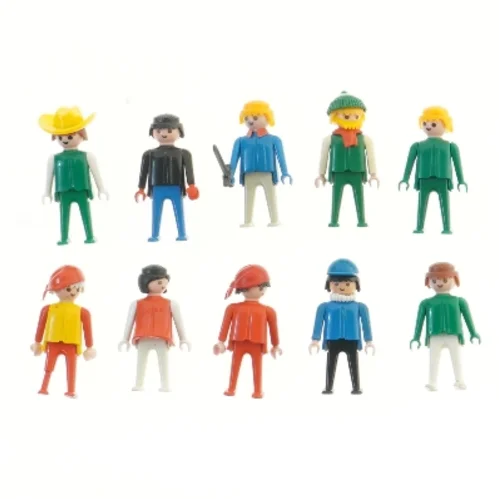 Playmobil figurer, 10 stk fra Playmobil (str. 10 stk 7,5 cm)
