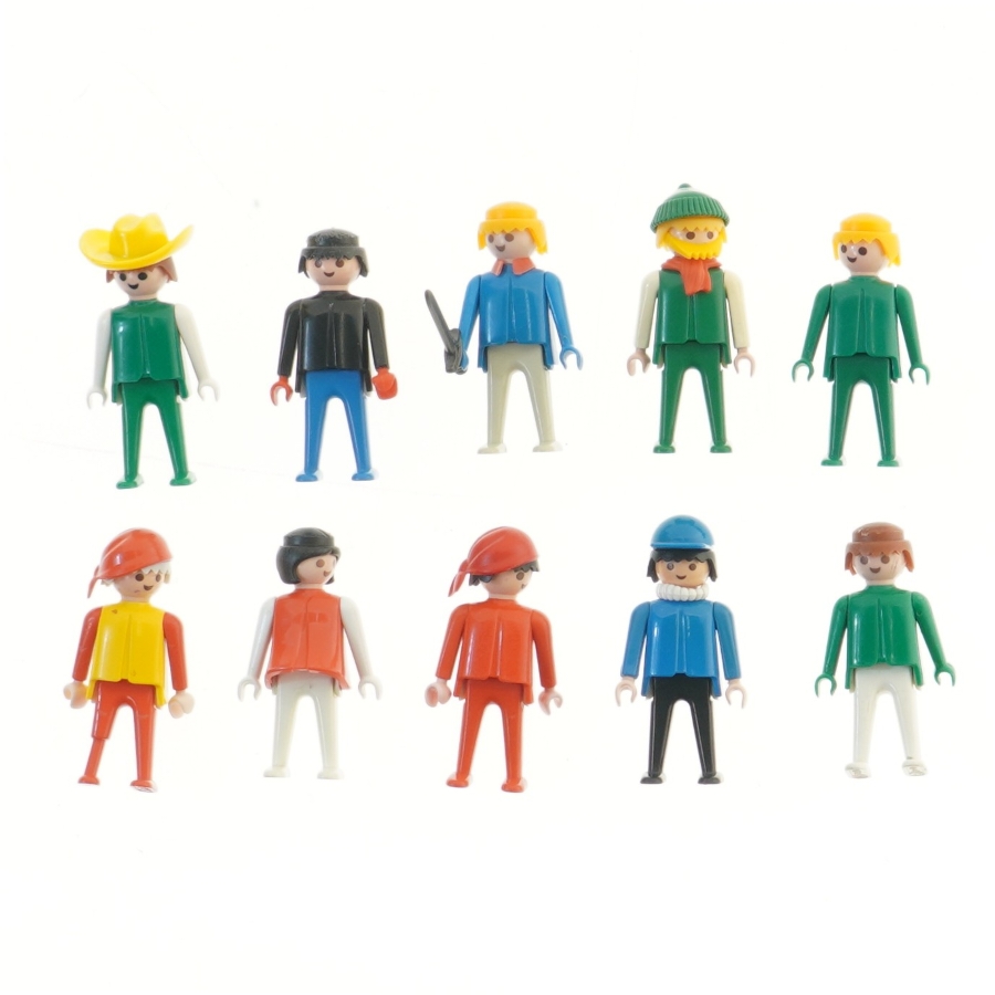 Playmobil figurer, 10 stk fra Playmobil (str. 10 stk 7,5 cm)