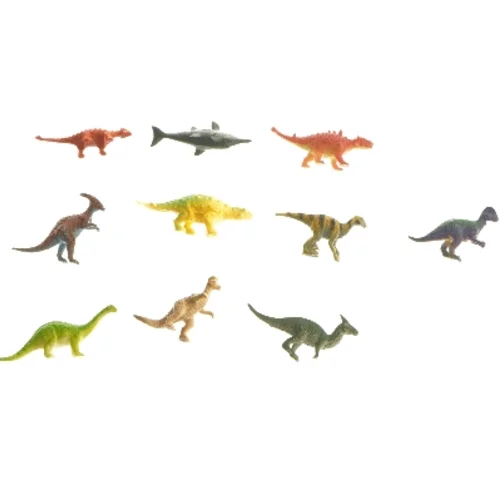 Sæt med 10 dinosaurfigurer (str. 10 stk 8 cm)