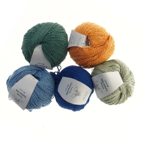 Bomuldssilkegarn, 5 stk fra Hobbii (str. 5 stk 120 m cm)