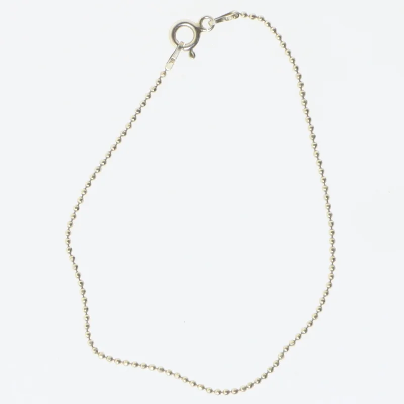 Simpel sølvkæde (str. 17 cm)