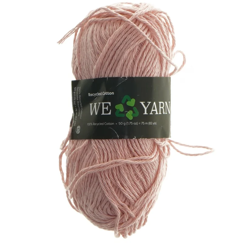 Pink garnnøgle fra We Yarn (str.  75 m 5 mm)