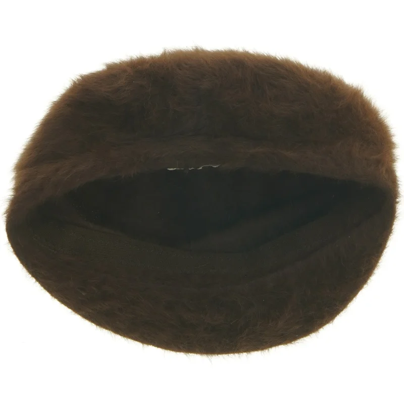 Brun pels hat fra Kangol (str. 23 cm)