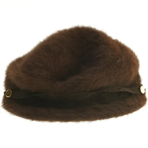 Brun pels hat fra Kangol (str. 23 cm)