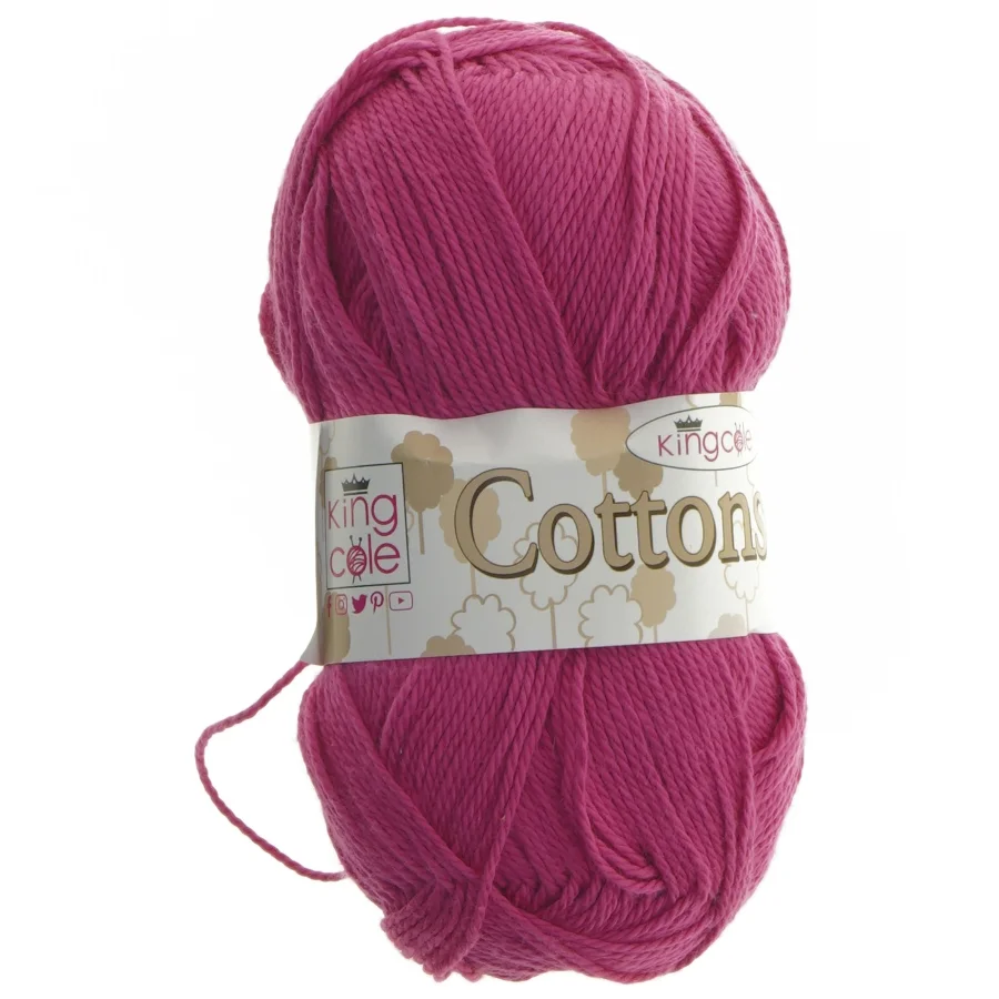 Pink garnnøgle fra King Cole (str.  210 m cm)