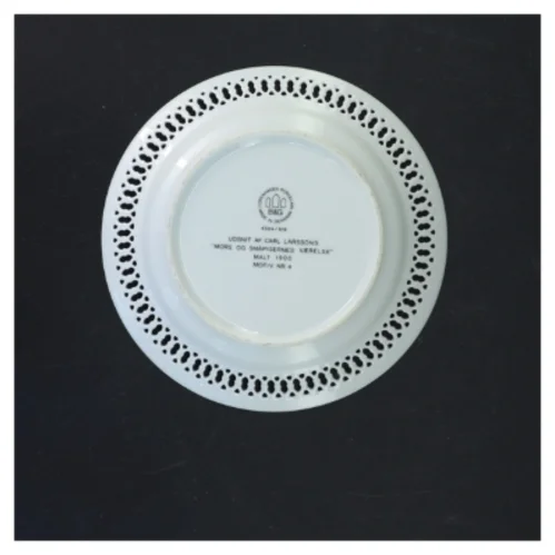 Dekorativ tallerken med kunstmotiv (str. Ø 17 cm) fra Bing & Grøndahl