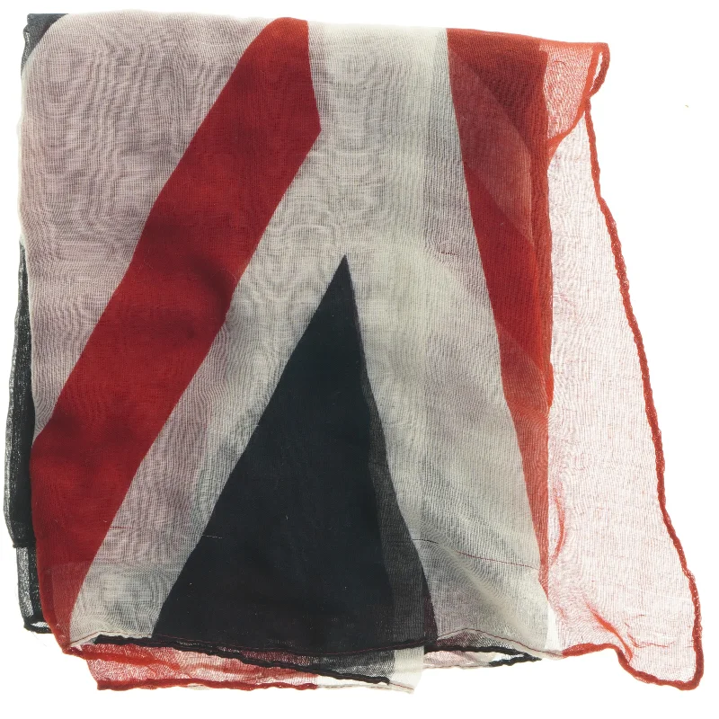 Tørklæde med flagmotiv (str.  118x132 cm)