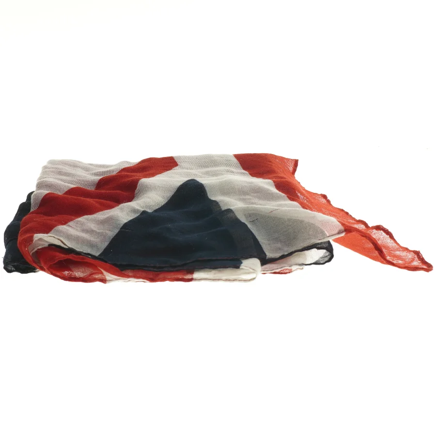 Tørklæde med flagmotiv (str.  118x132 cm)