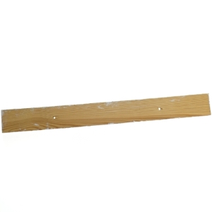 Hvidt vægmonteret knagerække (str. 40x4,5 cm)