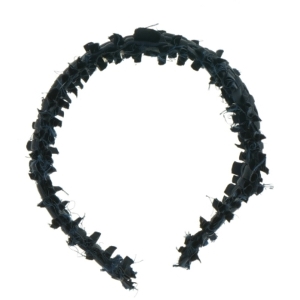 Blåt flettet pandebånd (str. Ø 14 cm)