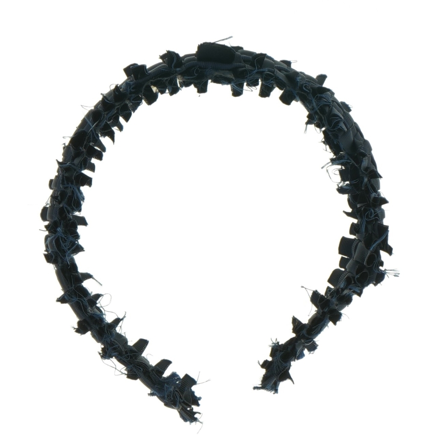 Blåt flettet pandebånd (str. Ø 14 cm)