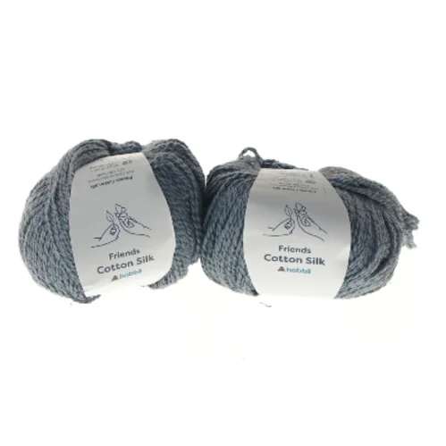 Hobbii Friends Cotton Silk garn fra Hobbii (str. 2 stk 120 m cm)