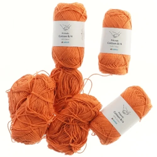 Oranget garnnøgle fra Hobbii