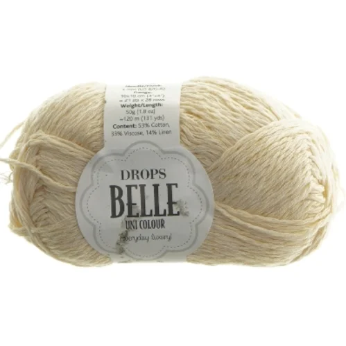 Naturfarvet garnnøgle fra Drops (str. 120 m 4 mm)