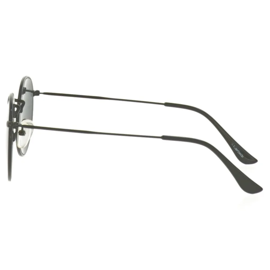 Runde solbriller med sort stel (str. 13,5 cm)