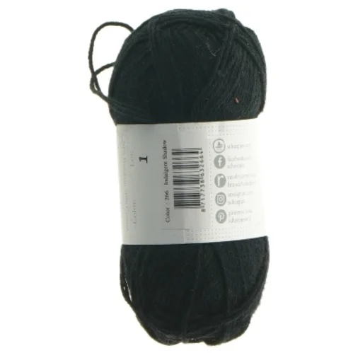 Sort bambusgarn fra Scheepjes (str.  150 m mm)